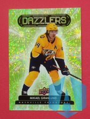 2022-23 Upper Deck Series 1 Dazzlers Green Mikael Granlund #DZ-17